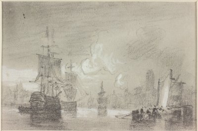 Compositional Study for a Seascape by John Wilson Carmichael